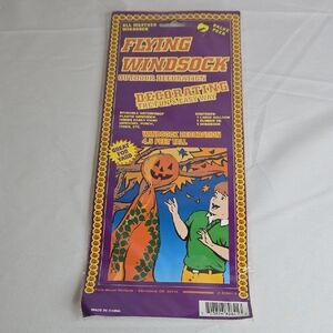 All Weather Flying Windsock Outdoor Decoration, Fall Halloween, 4.5 Ft Tall, New